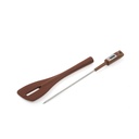Spatula with thermometer