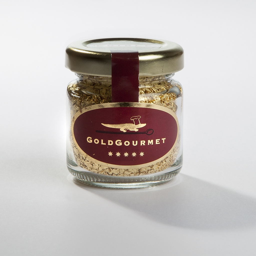 Gold flakes 23 carat 1 gr
