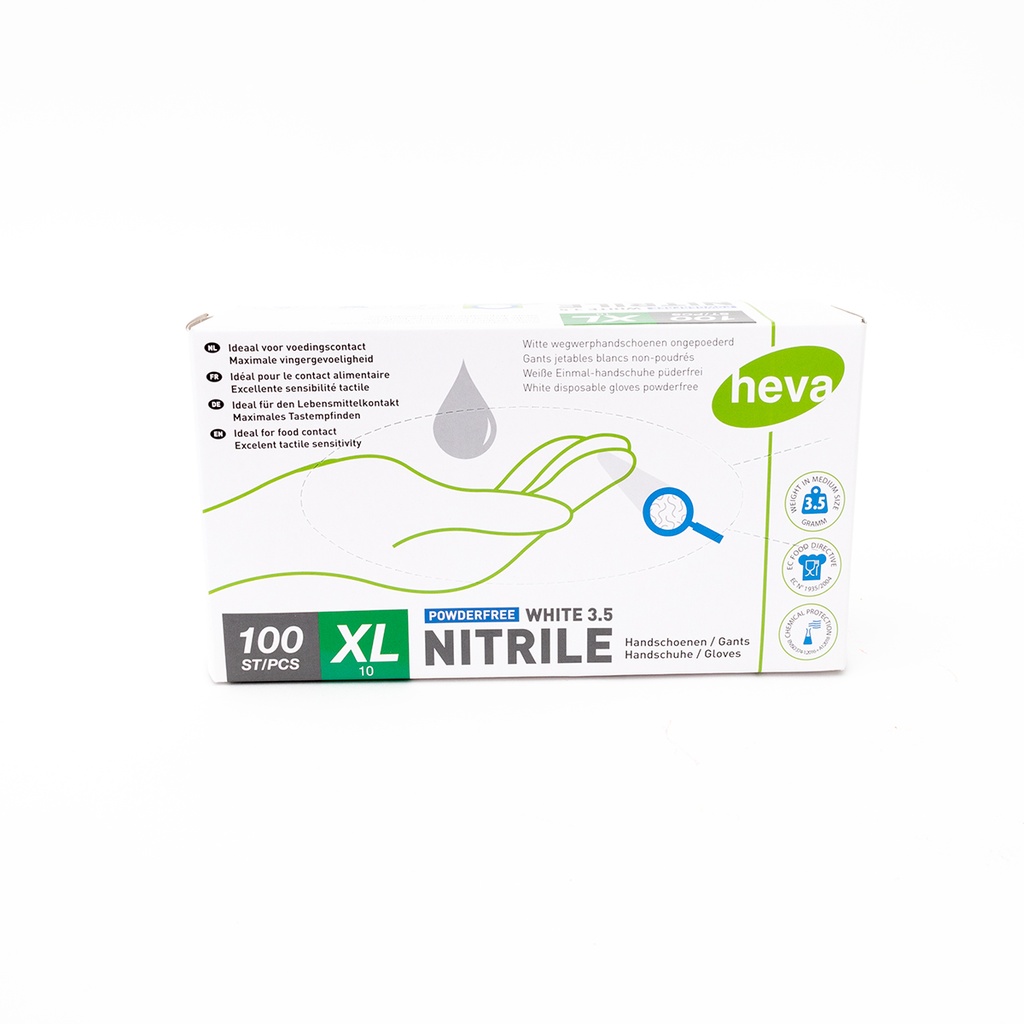 [M1541XL] Nitrilhandschuhe – weiß – extra groß