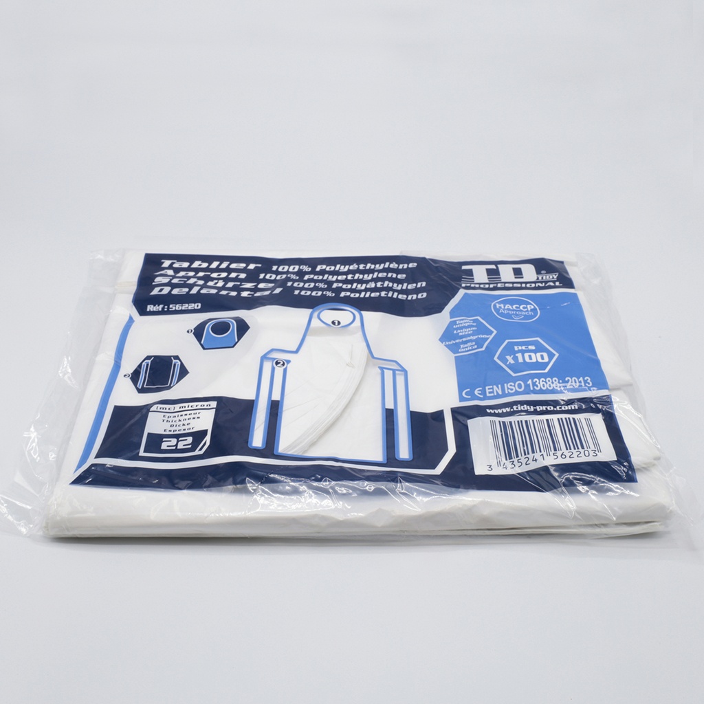 [M1542] Wegwerp schort - 100 pcs