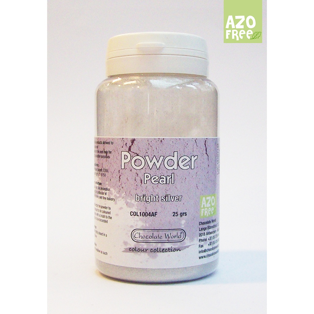 [PROMCOL1004A] Glans poeder 25 gr AF helder zilver