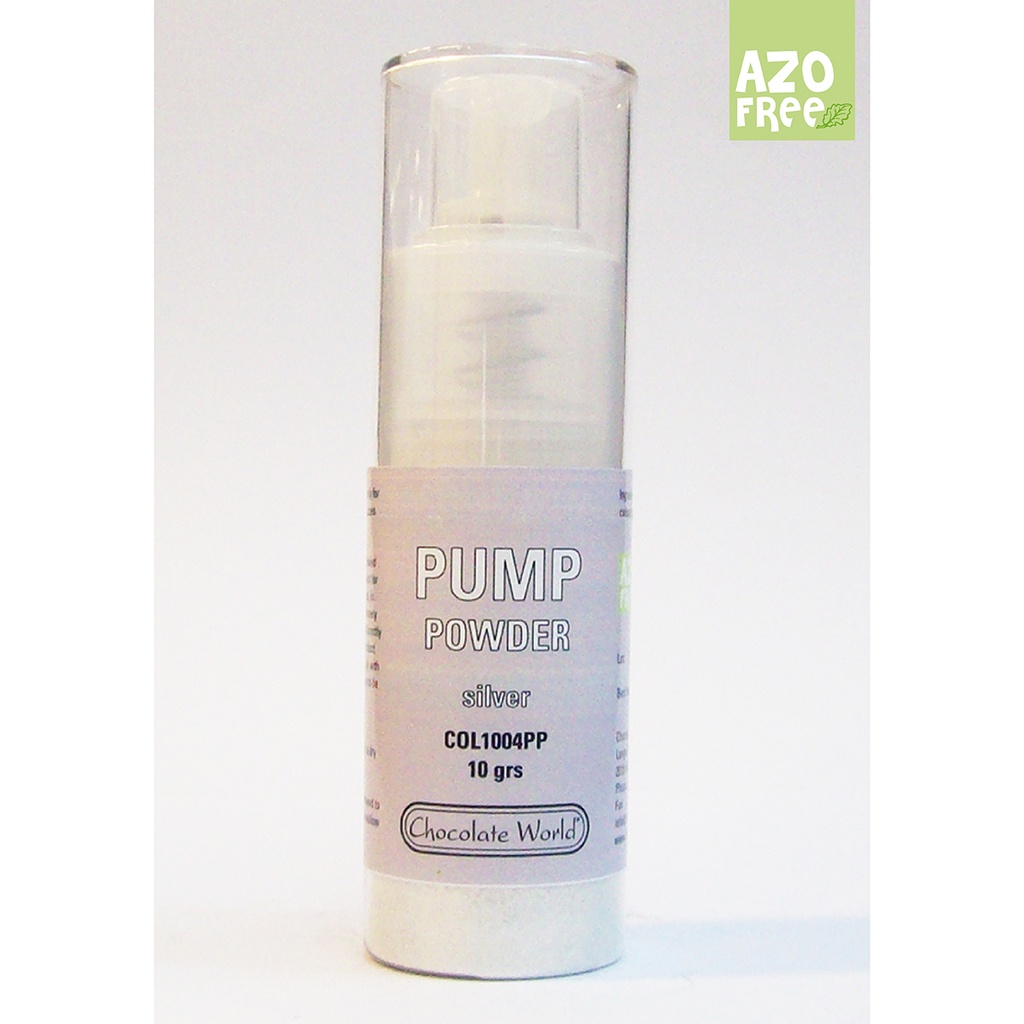 [PROMCOL1004P] Glans poederpomp 10 gr AF zilver