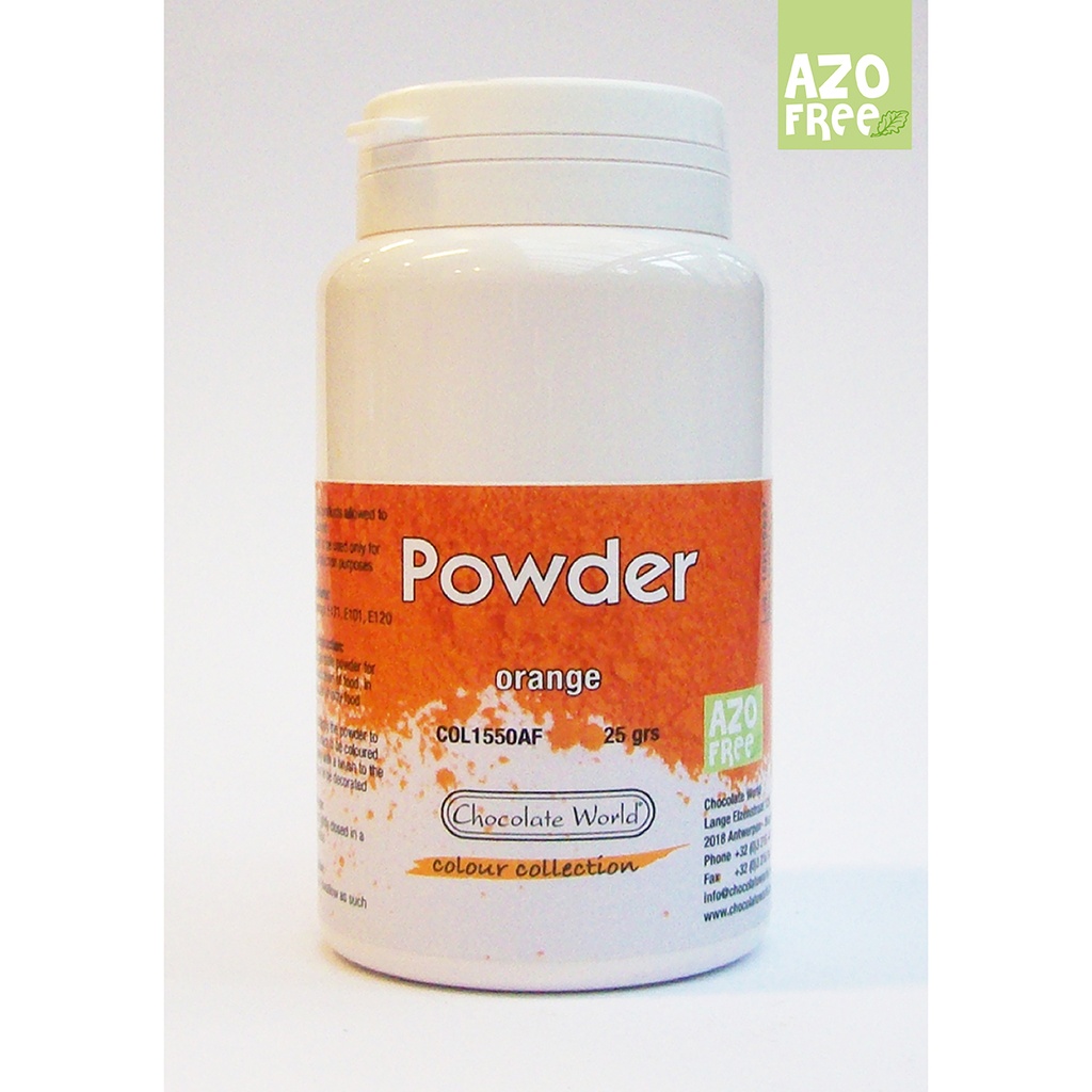 [PROMCOL1550A] Poudre mate 25 gr AF orange