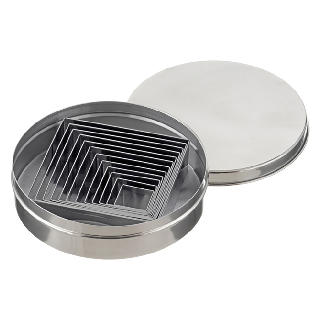 [S02009] Set of pastry cutters squares - 9 pcs