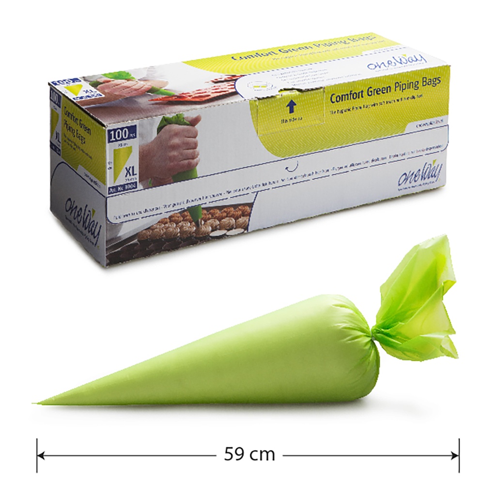 [S1865] Mangas pasteleras desechables comfort Extra Large - 100 pcs