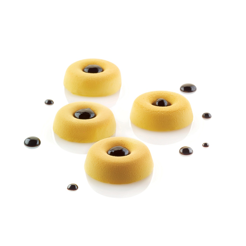 Stampo in silicone Silikomart  580 x 380 mm Mini Savarin Ø 41 x 12 mm