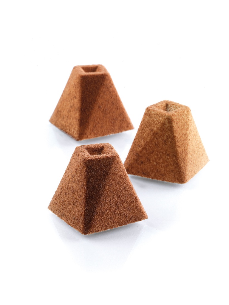 Stampo in silicone Silikomart  580 x 380 mm Mini pyramid 28 x 28 x 25 mm