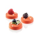 Stampo in silicone Silikomart  580 x 380 mm  Florentines Ø 45 x 10 mm