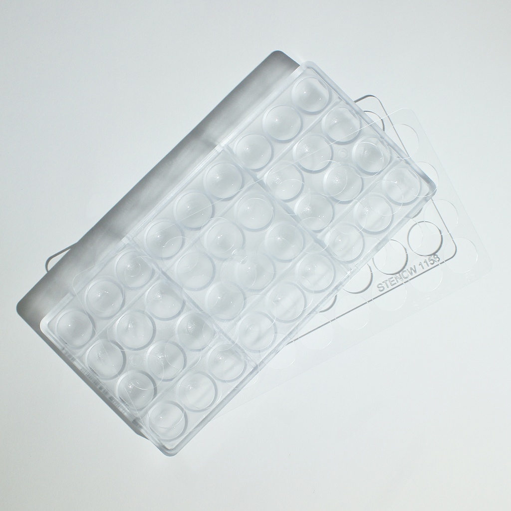 [STENCW1158] Stencil for chocolate mould CW1158