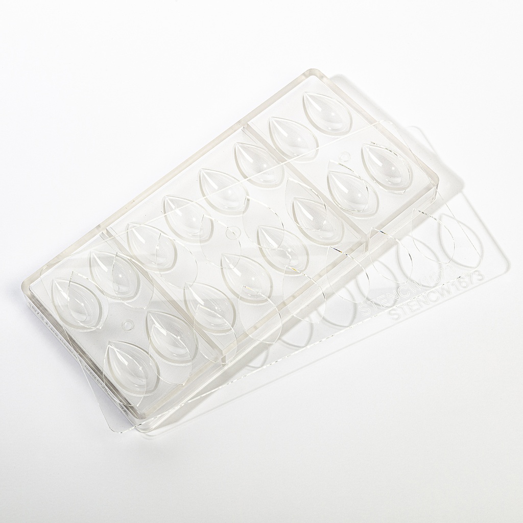 [STENCW1673] Stencil for chocolate mould CW1673
