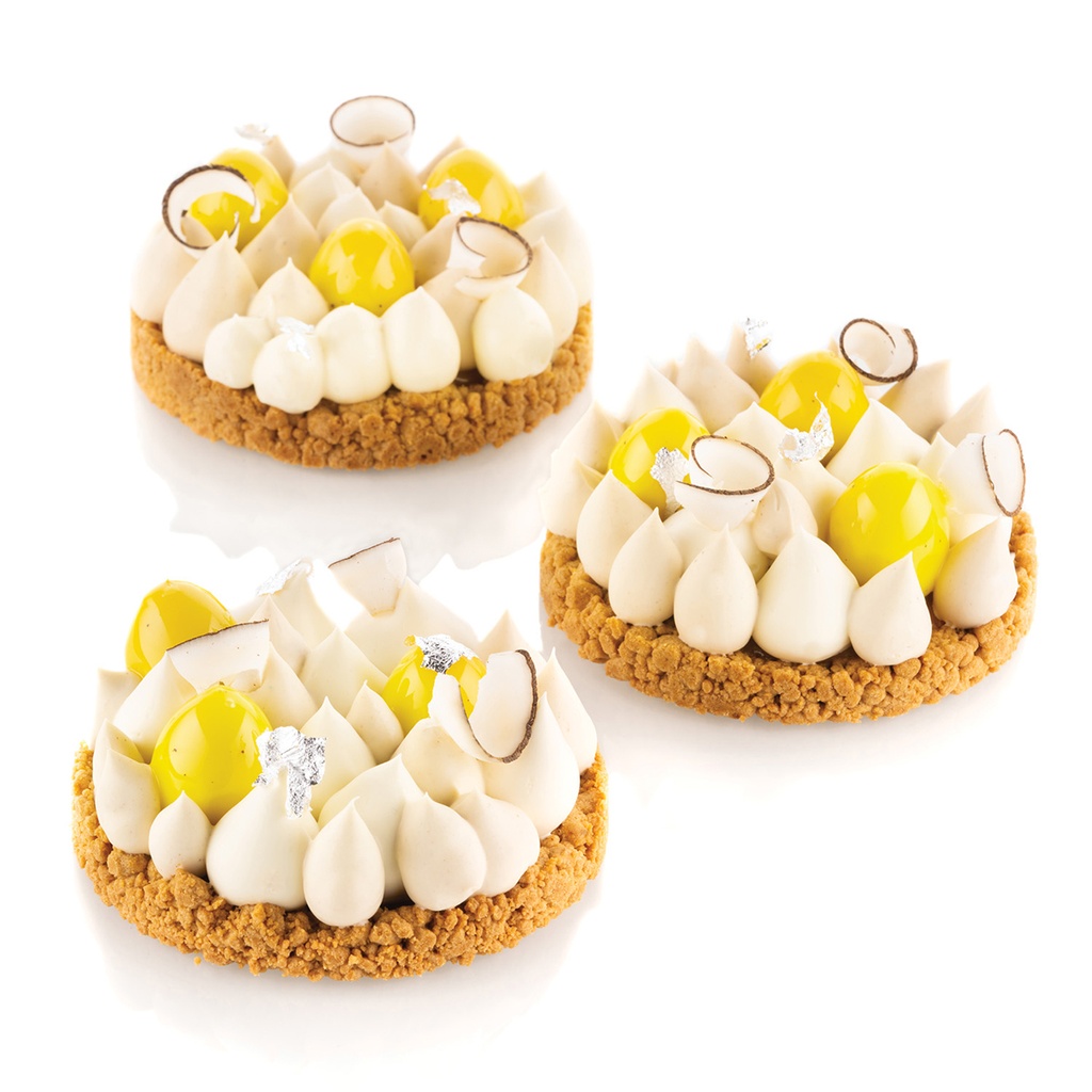 [TR80] Silikomart Anello per crostata 80 mm - 6 pezzi