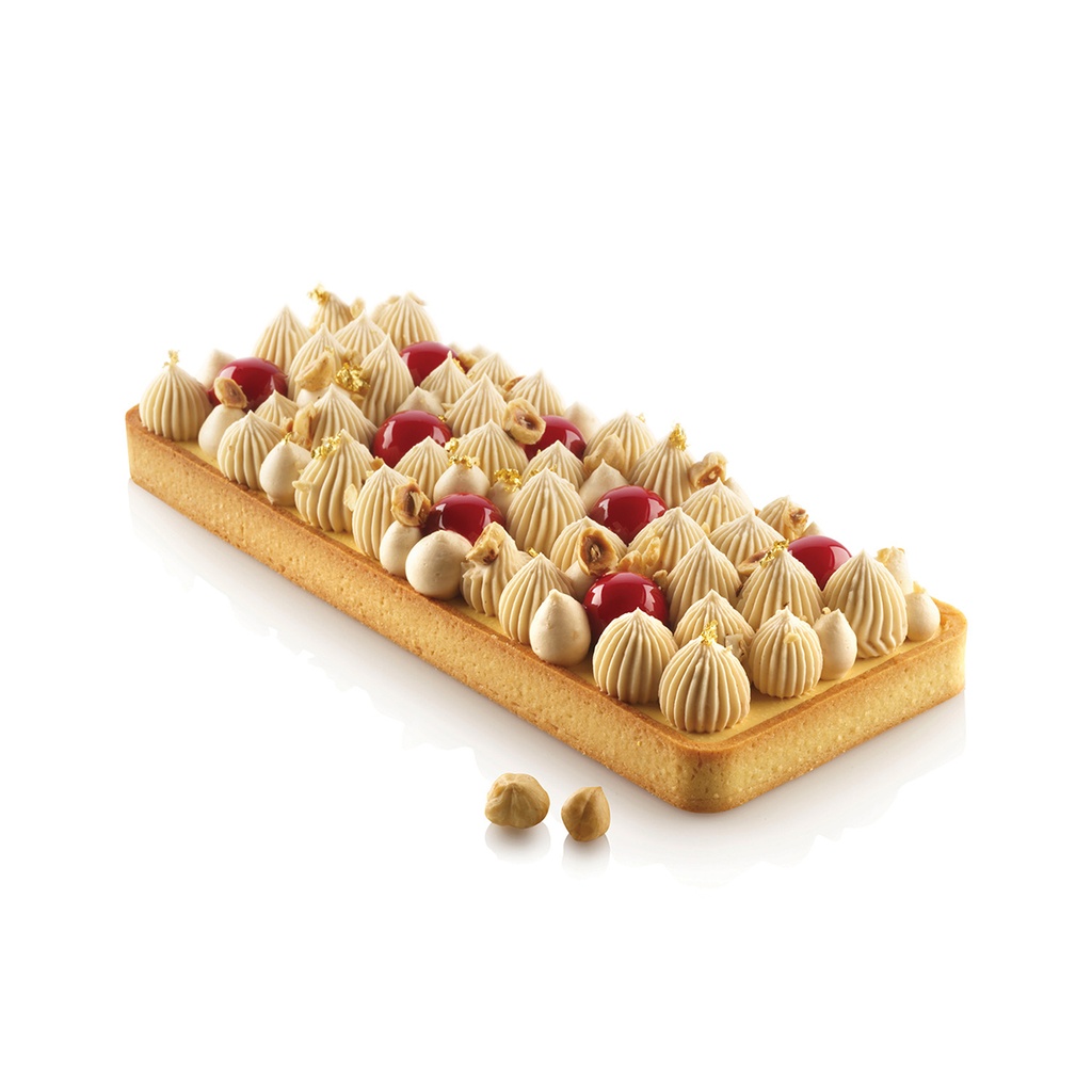 Silikomart Tarte Ring Rechthoekig 265 x 105 mm