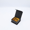 Luxe magneetdoos zwart voor 4 pralines - 24 pcs
