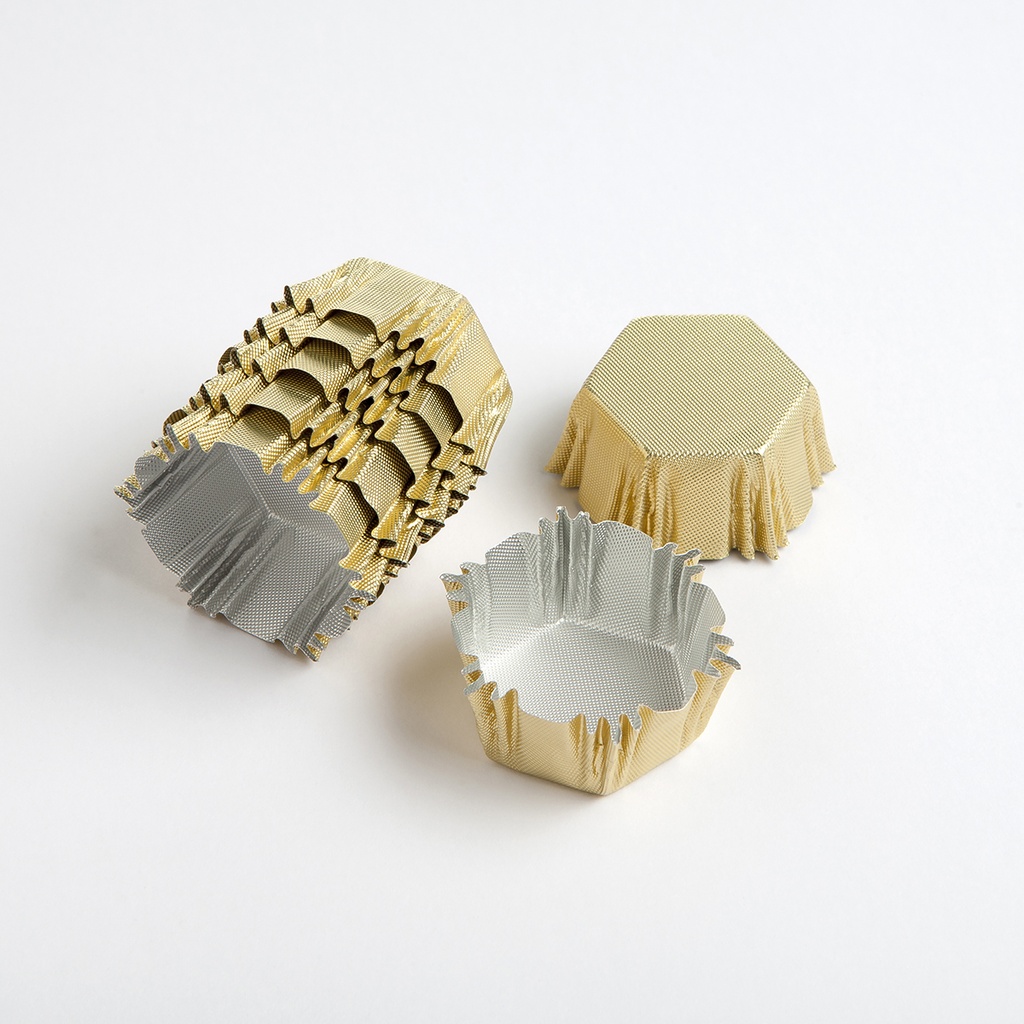Cuvetta di alluminio esagonali - 1300 pcs