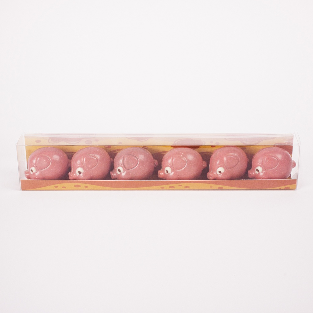 [VV0215] Transparenter PET-Box für Schaf/Schwein - 100 pcs