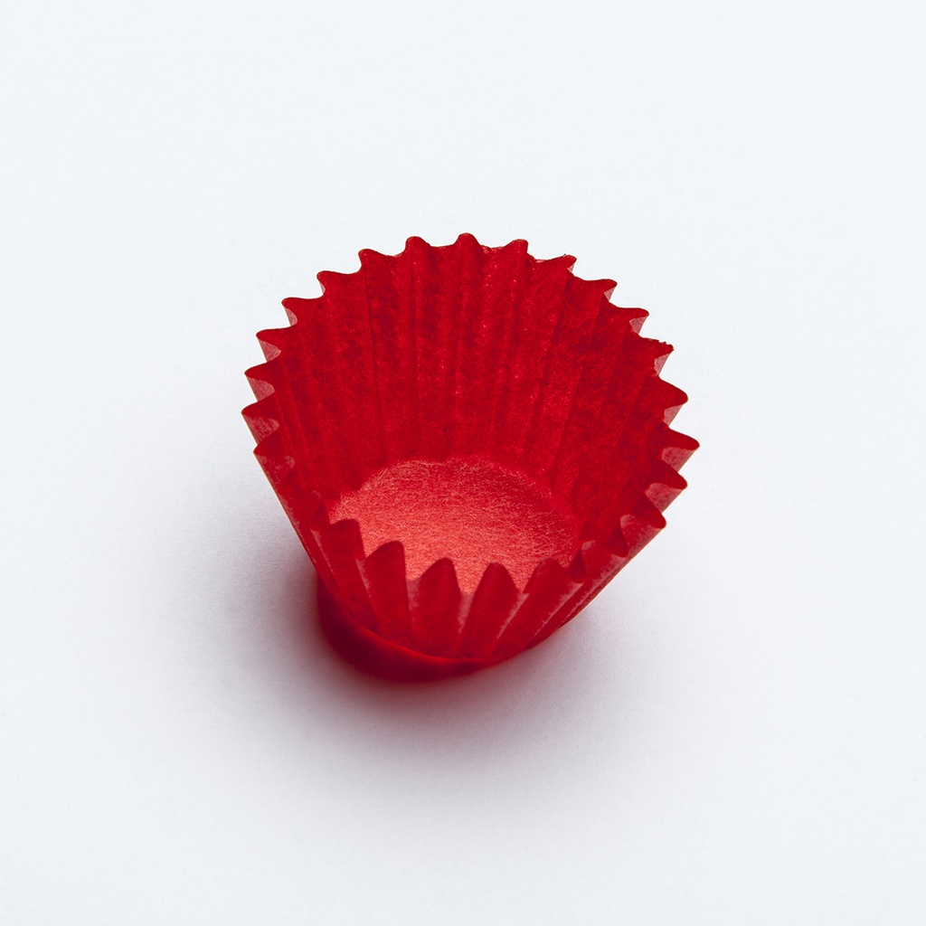 [VV0301R] Cup Ø 30 mm red +/- 1000 pcs***LAST PIECES***