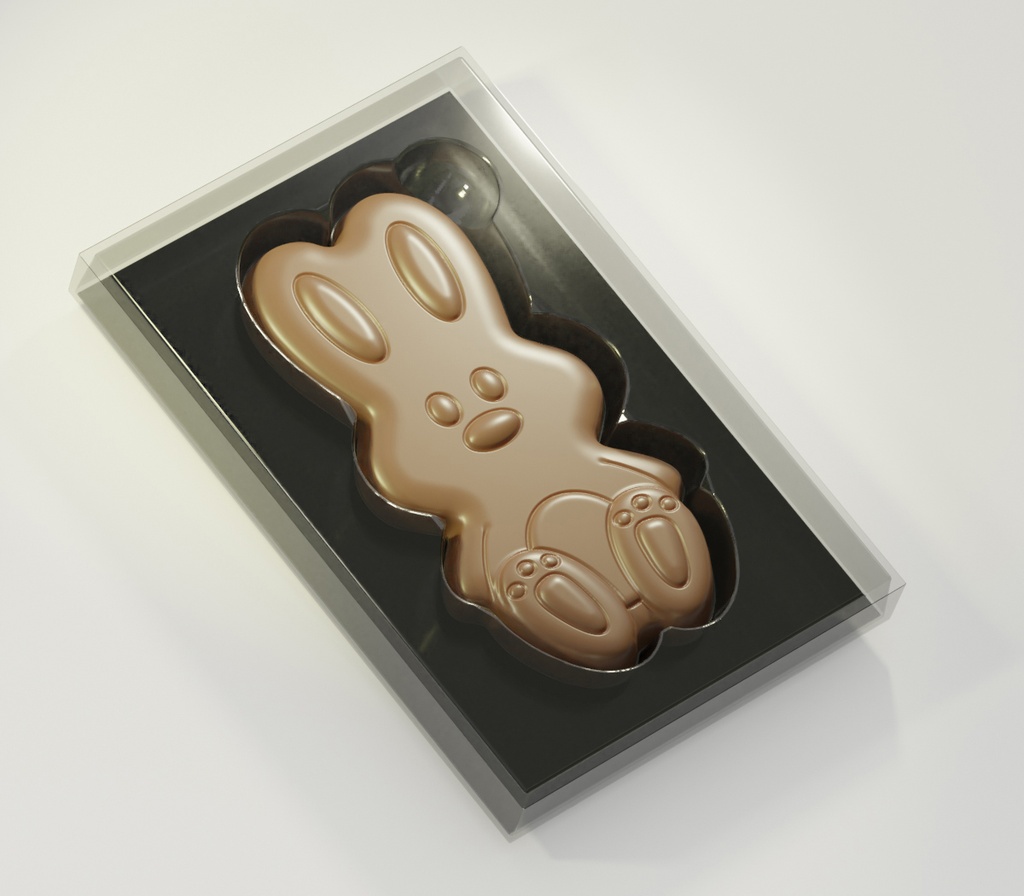[VVSET12136CW] Set d'emballage pour tablette lapin de Pâques  CW12028 - 100 pcs