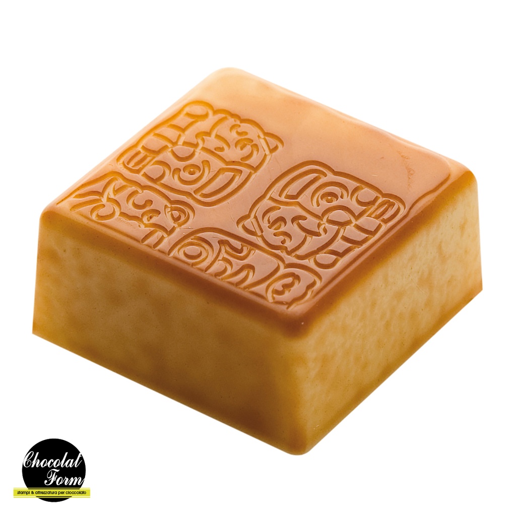 Chocolate mould praline square maya