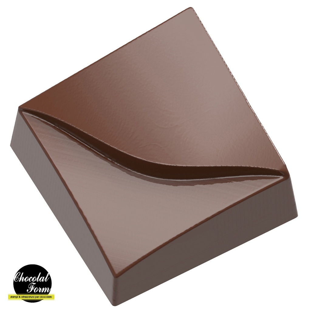Chocolate mould praline square line