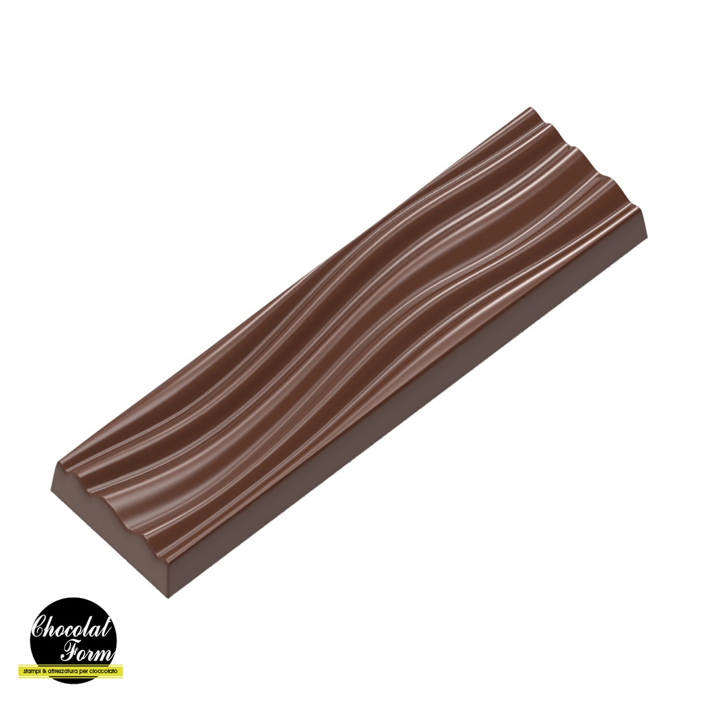 Chocoladevorm reep kabbelende zee