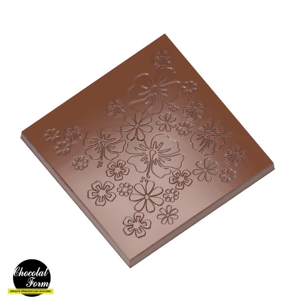Molde de chocolate hibiscus - Silvia Federica Boldetti