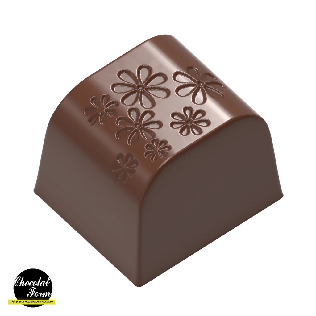 Chocolate mould flower cube - Silvia Federica Boldetti