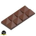 Moule à chocolat comprimé avec angles