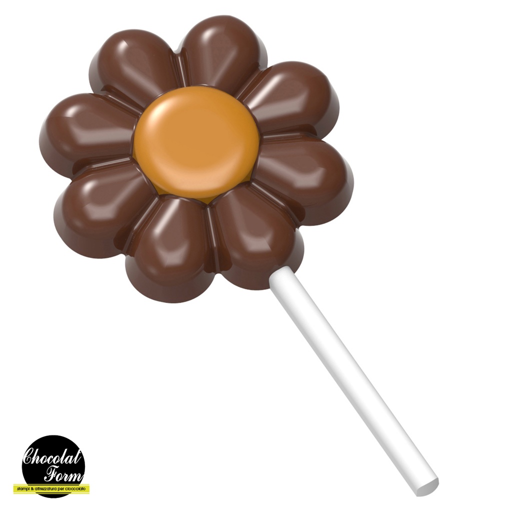 Schokoladenform Lutscher Blume