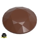Chocolate mould round diamond