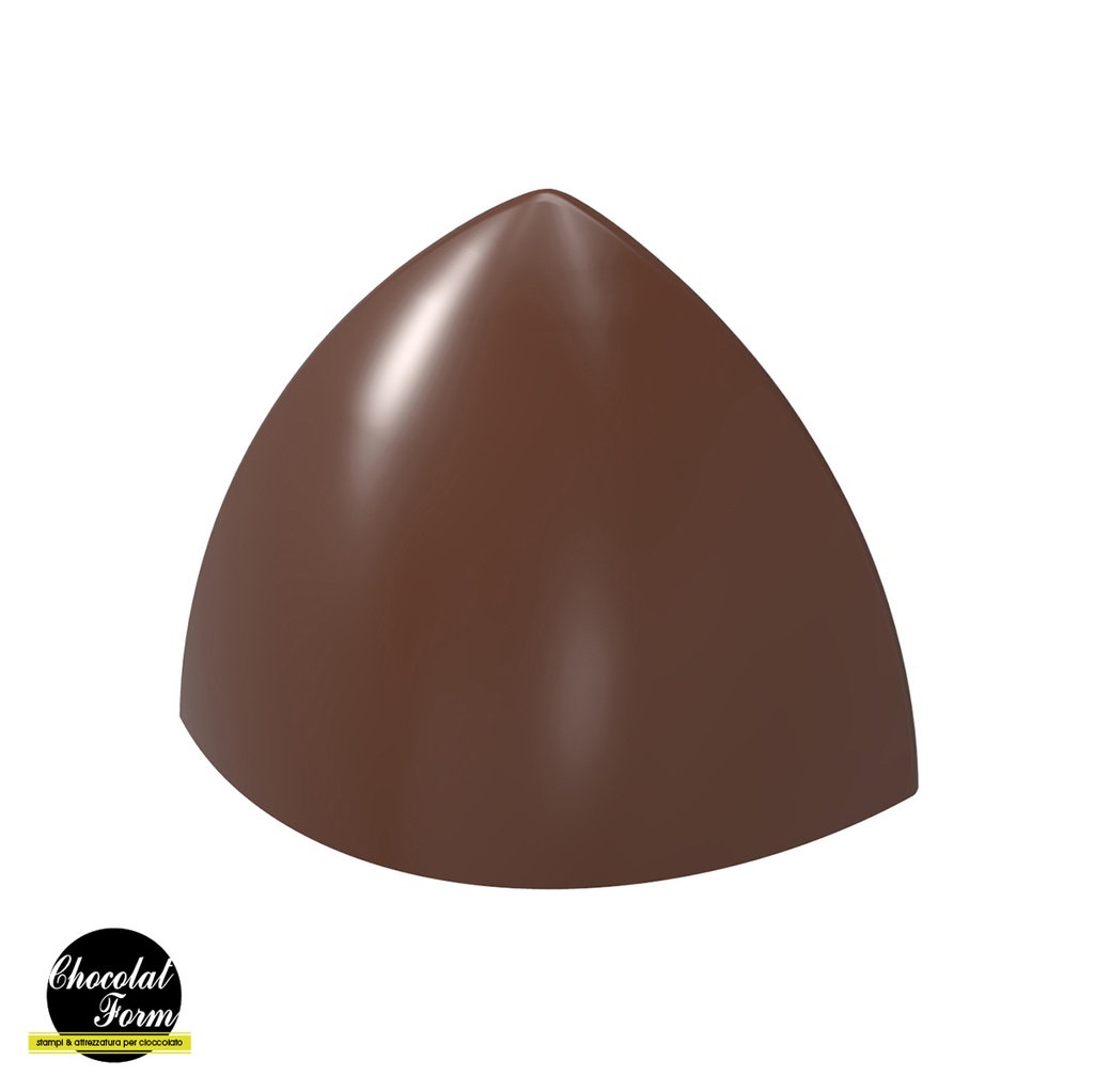 Stampo di cioccolato punta di lancia arrotondata
