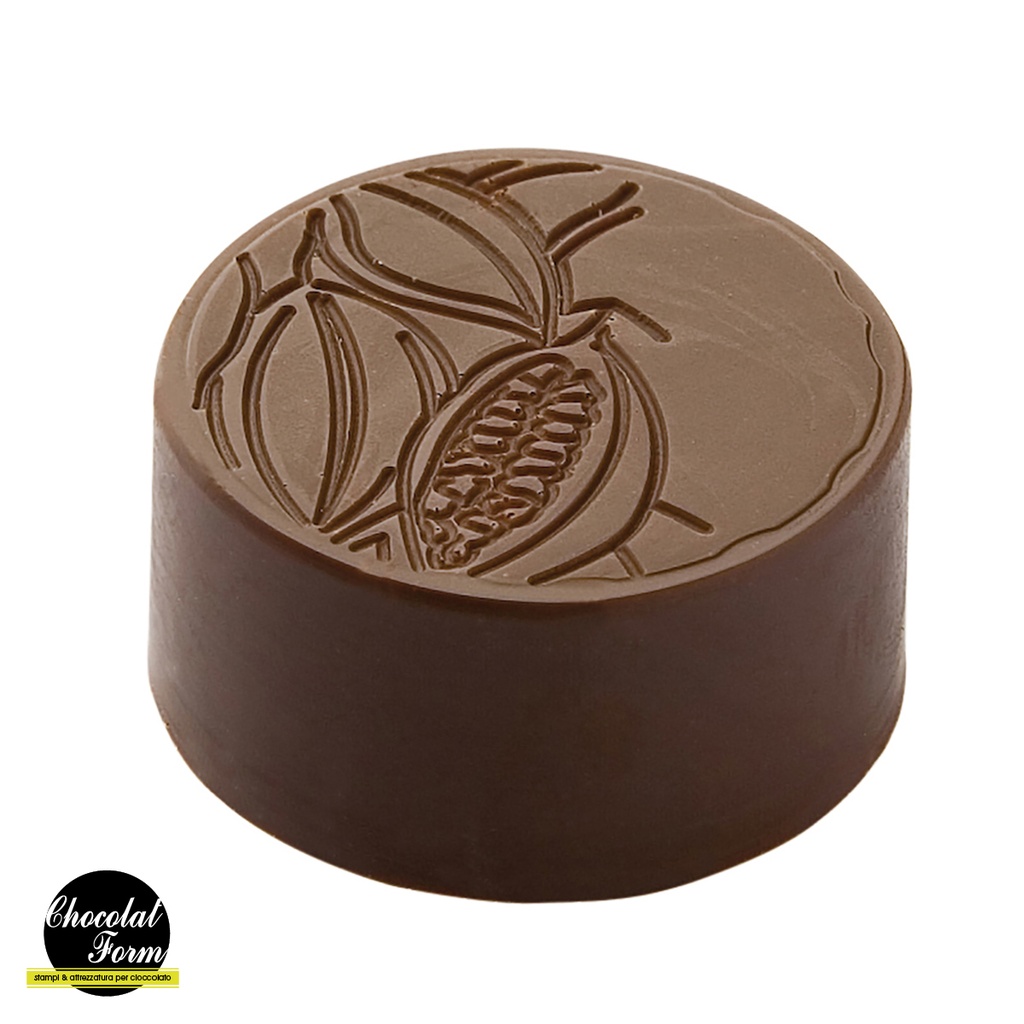 Schokoladenform Pralina runde Kakaobohne