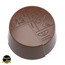 Schokoladenform hieroglyphen rund