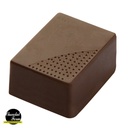 Chocolate mould praline rectangle mix texture