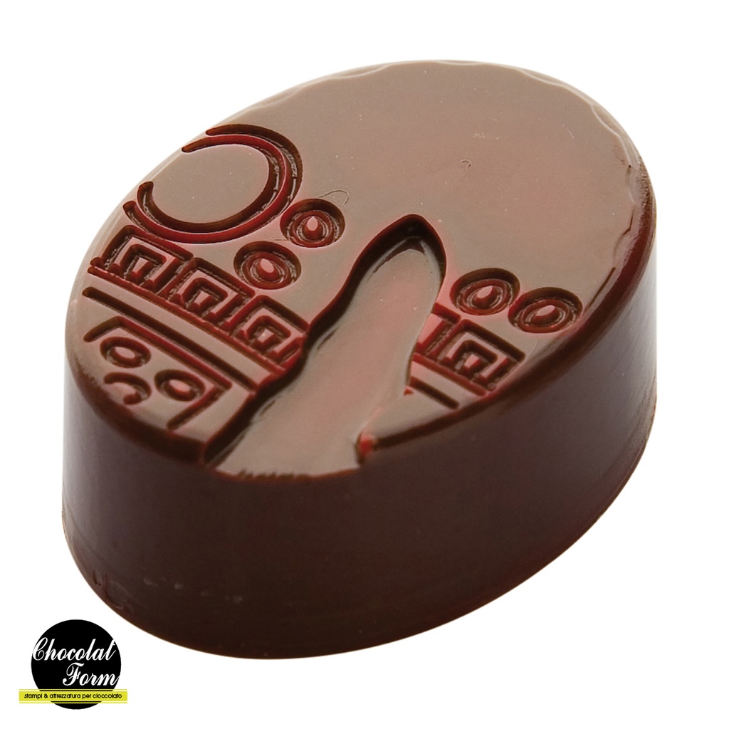 Molde de chocolate ovalado maya