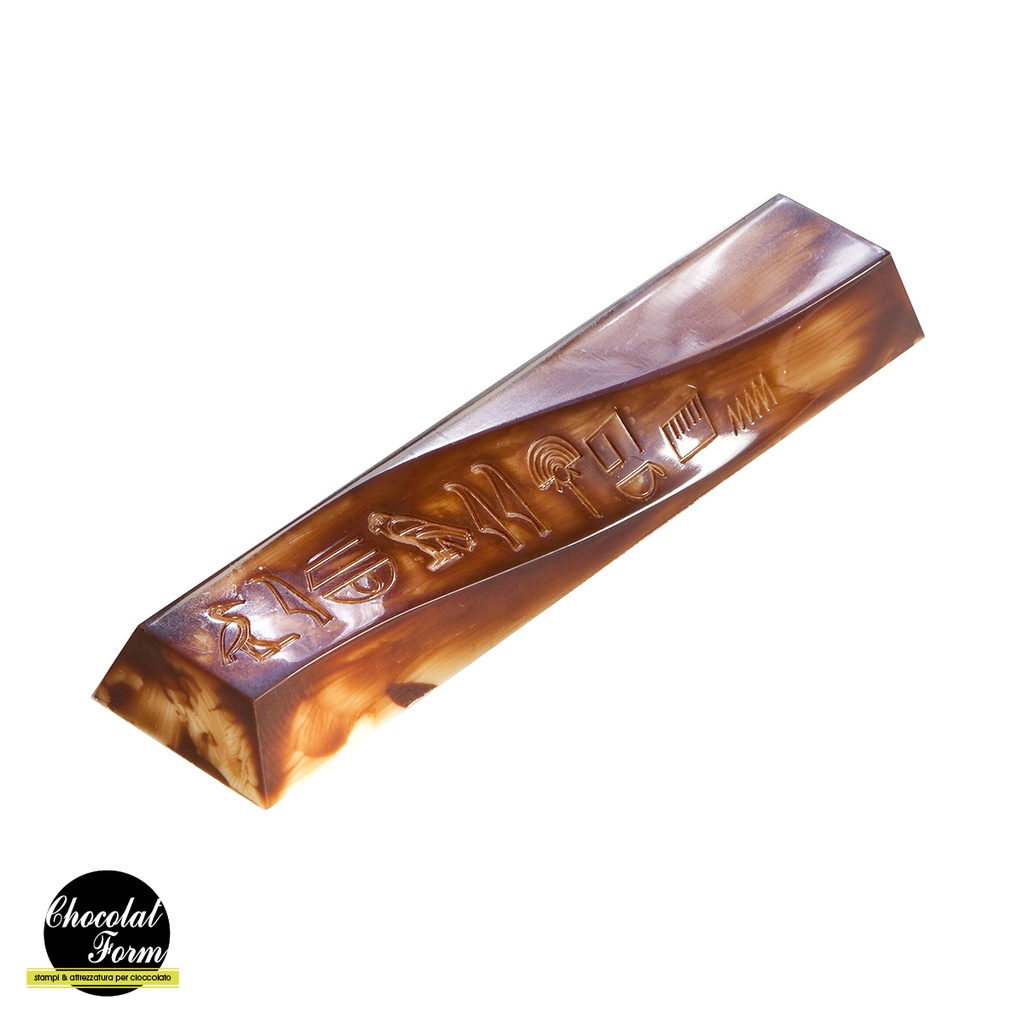 Molde de chocolate snack jeroglíficos ondulados