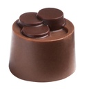 Chocoladevorm cilinder met trapje
