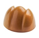 Chocolate mould dome with large indentation