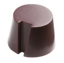 Chocoladevorm cilinder inkeping zijkant