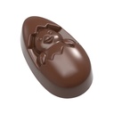 Chocolate mould bouchée chick in egg