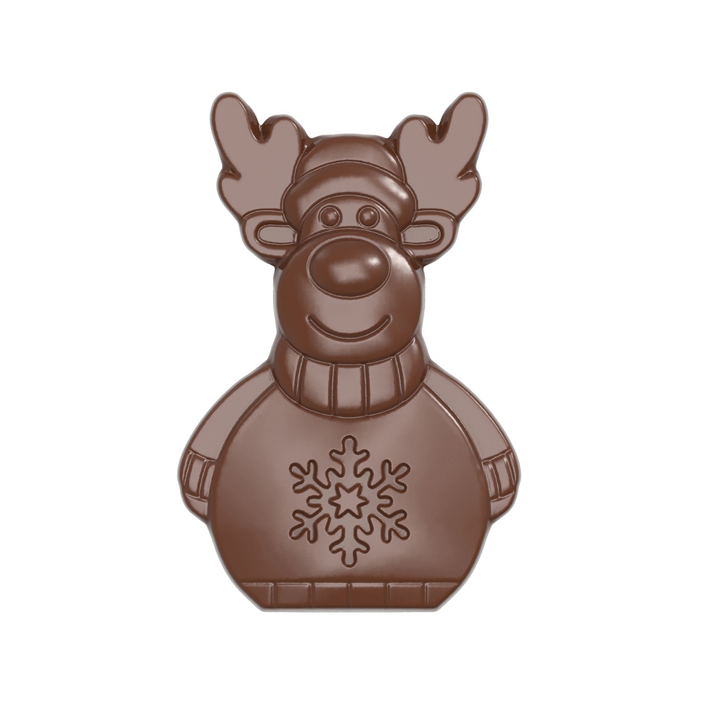 Molde de chocolate tableta Rudolf