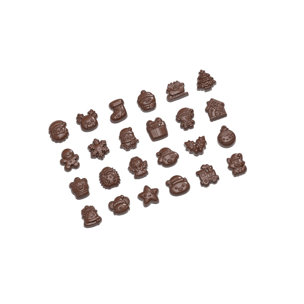 Chocolate mould advent calendar